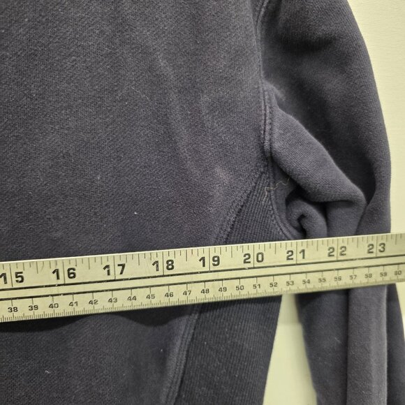 Superdry ​Logo Cotton Pullover Sweatshirt Navy Blue Men's Size Small - Picture 9 of 10